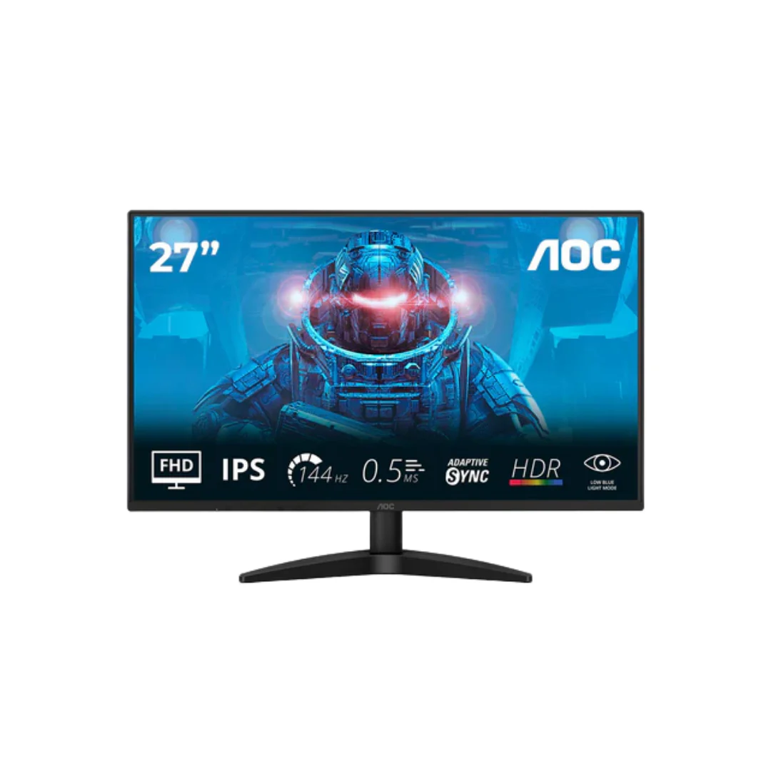 Alternative view of Monitor AOC 27B36X,27-inch,IPS,Full HD,144Hz,0.5ms