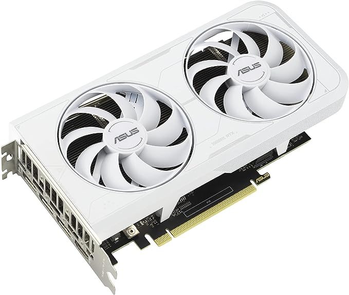Alternative view of ASUS Dual RTX 3060 Ti White OC Edition