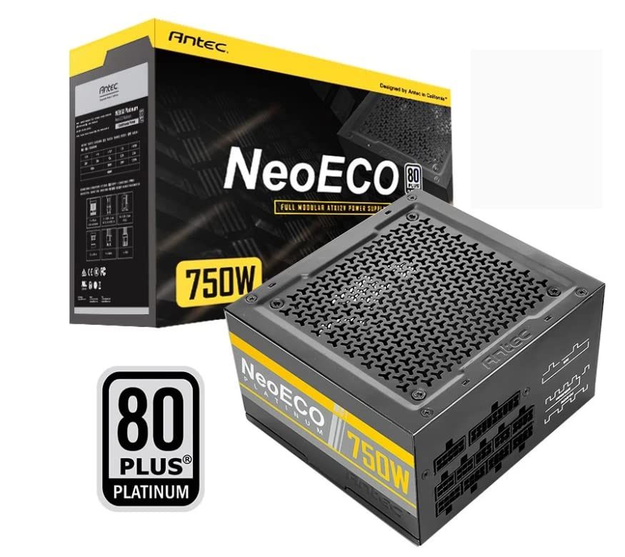 Antec NEOECO NE750W 80 Plus Platinum Power Supply 750 Watt Full Modular ATX