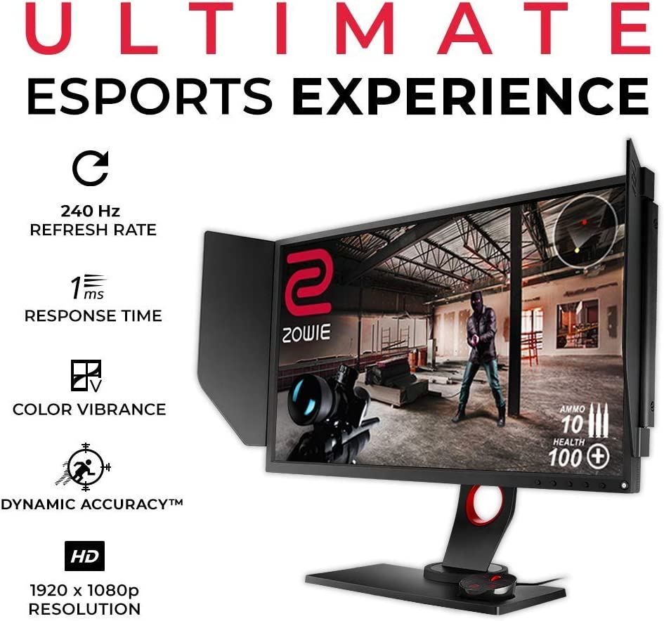 Alternative view of BenQ ZOWIE XL2546 24.5 Inch 240Hz Gaming Monitor 1080P 1ms