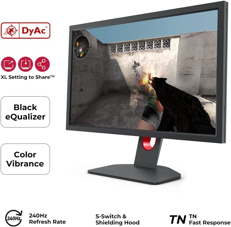 Alternative view of BenQ ZOWIE XL2546K 24.5-inch 240Hz Gaming Monitor