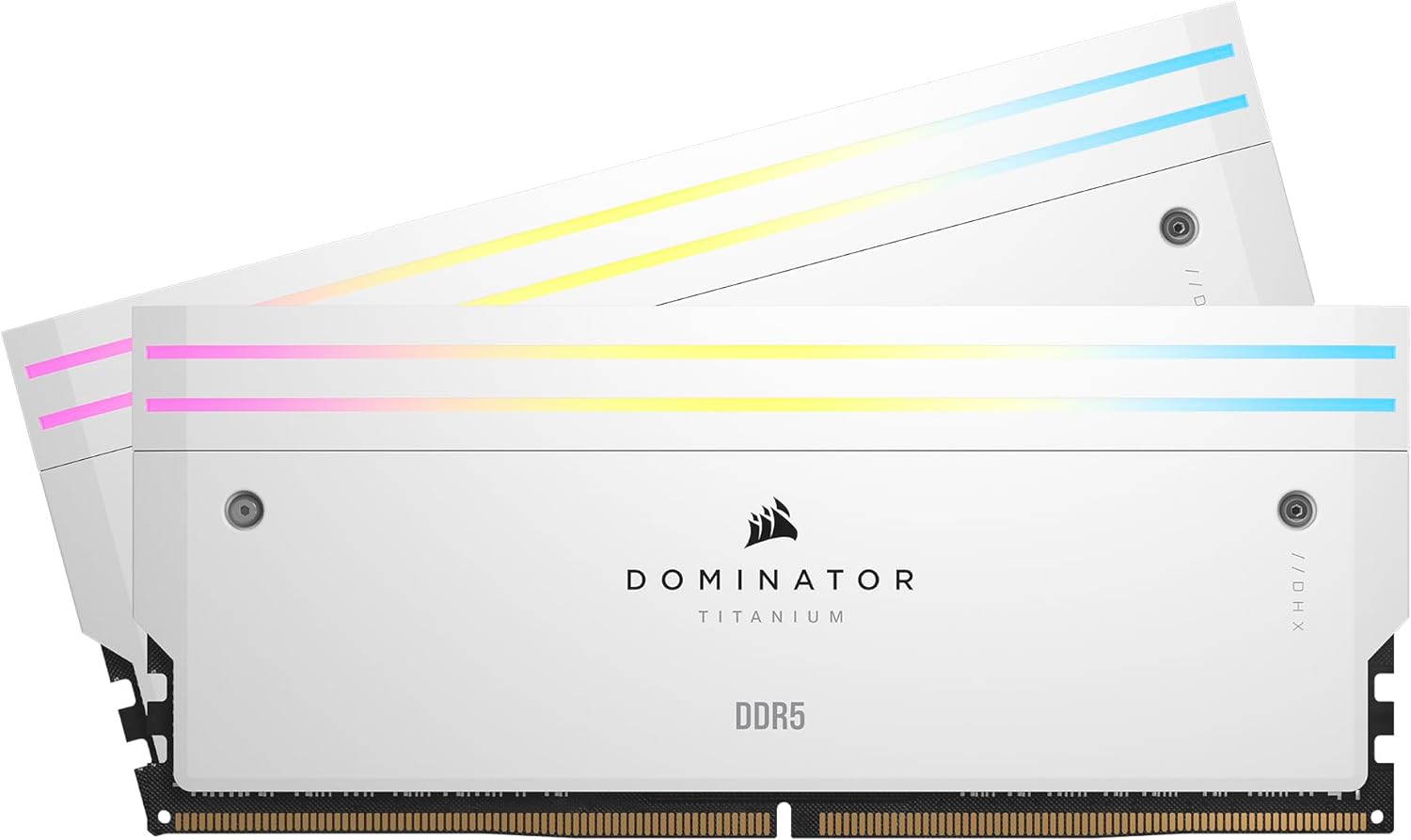Alternative view of Corsair DOMINATOR TITANIUM RGB 64GB (2x32GB) DDR5 6600MT/s White
