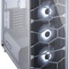 Corsair CRYSTAL 570X RGB Mid-Tower Case, 3 RGB Fans, Tempered Glass - White