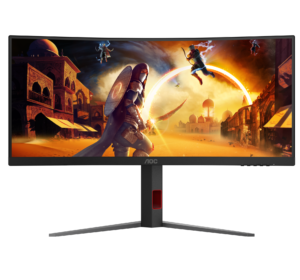 Monitor AOC Gaming CU34G4, 34-inch,WQHD,Curved 1500R,180Hz,Fast VA,0.5ms,Stand Adjustments