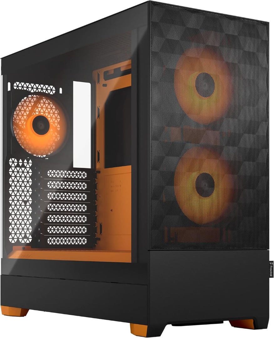 Fractal Pop Air RGB Orange Core TG Clear Tint