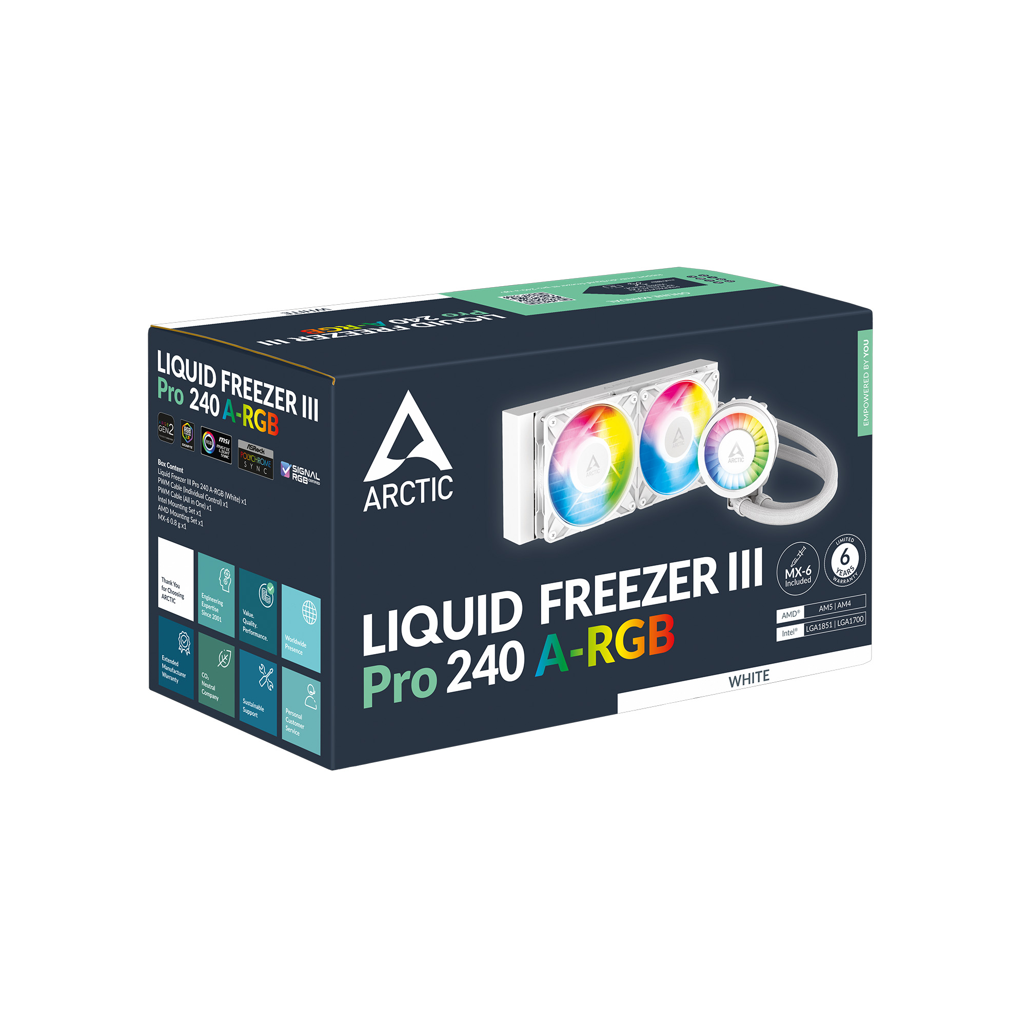 Arctic Liquid Freezer III PRO 240 A-RGB WHITE - Image 5