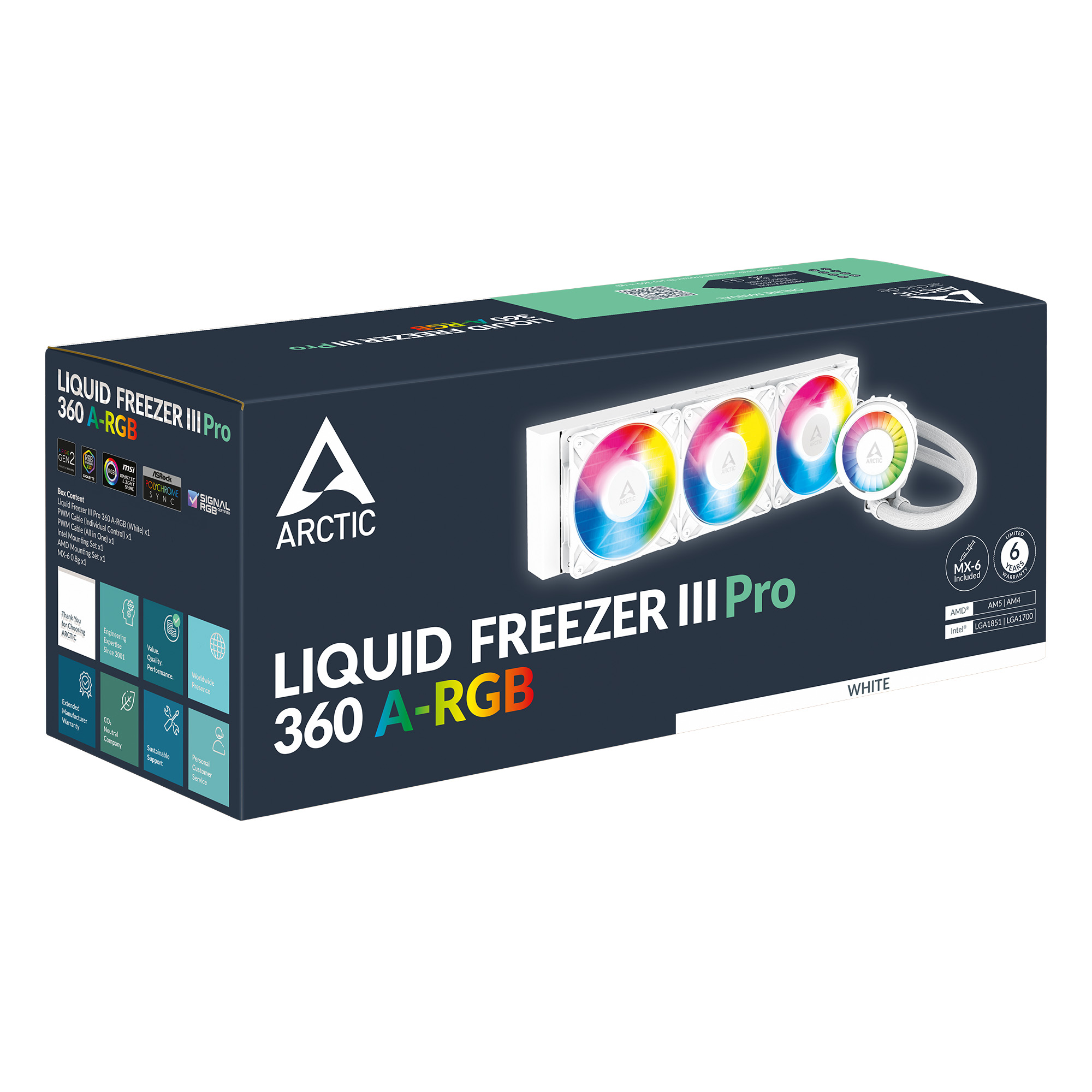 Arctic Liquid Freezer III PRO 360 A- RGB WHITE - Image 5