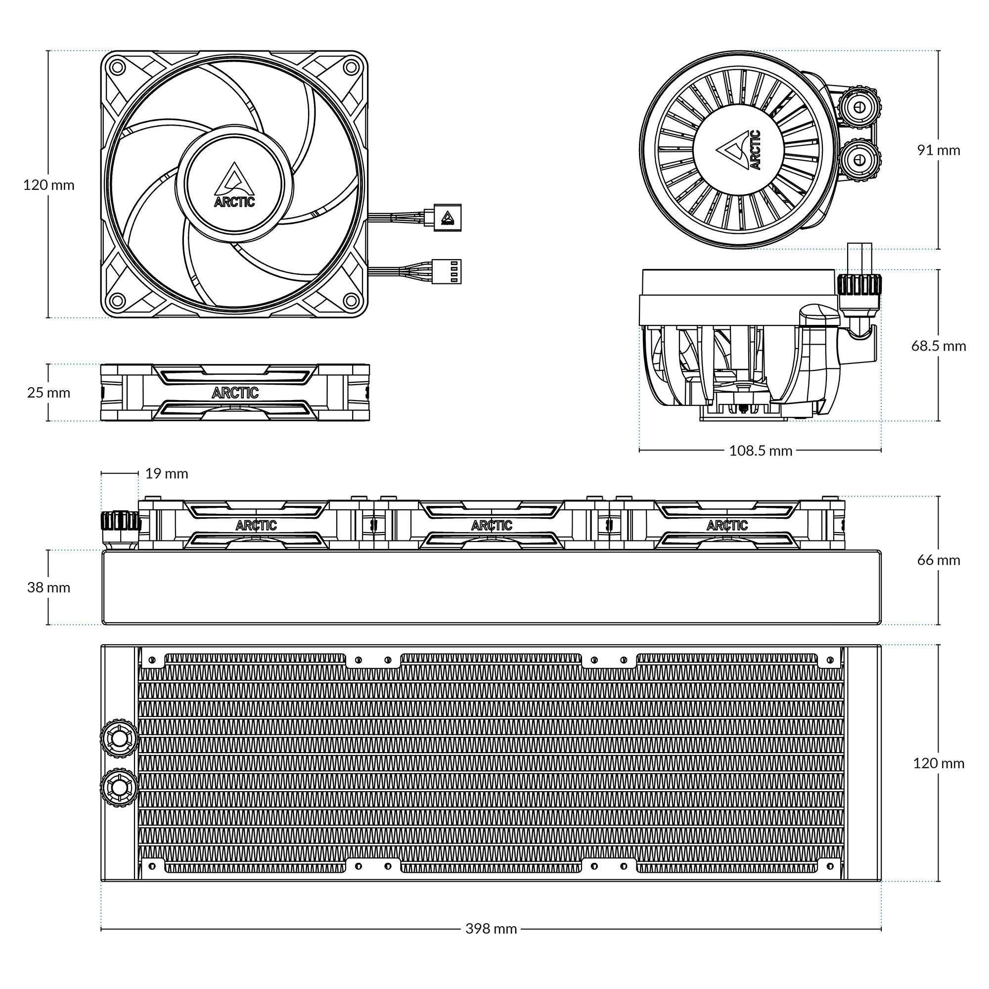 Arctic Liquid Freezer III PRO 360 A-RGB - Image 6