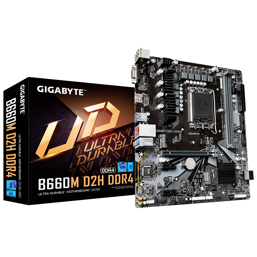 GIGABYTE B660M D2H DDR4