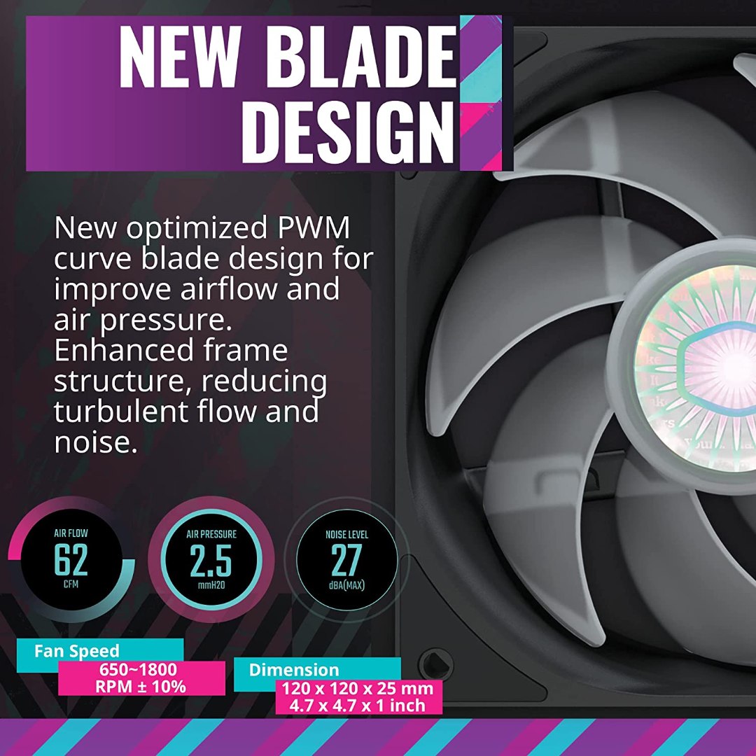 Alternative view of CoolerMaster MasterLiquid ML360L ARGB V2