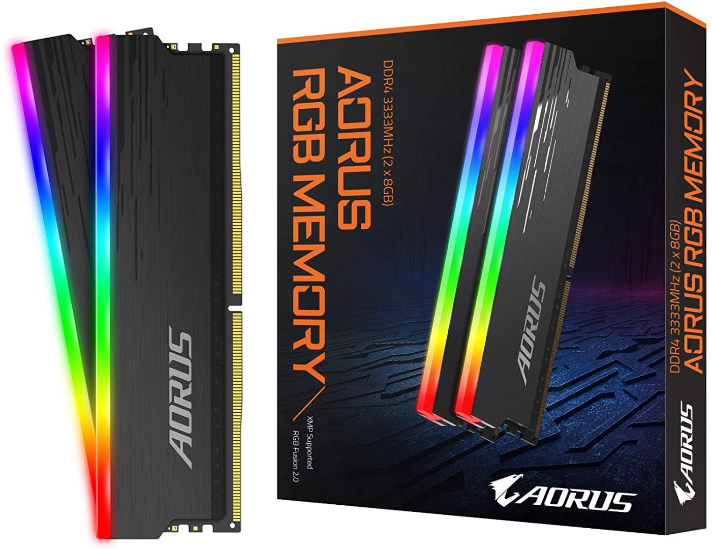 AORUS GP-ARS16G33 (RGB/ 16GB RAM Memory Kit/ 16GB (2x8GB)/ 3333MHz