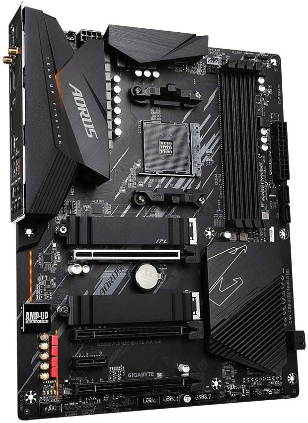 Alternative view of Gigabyte B550 AORUS ELITE AX V2
