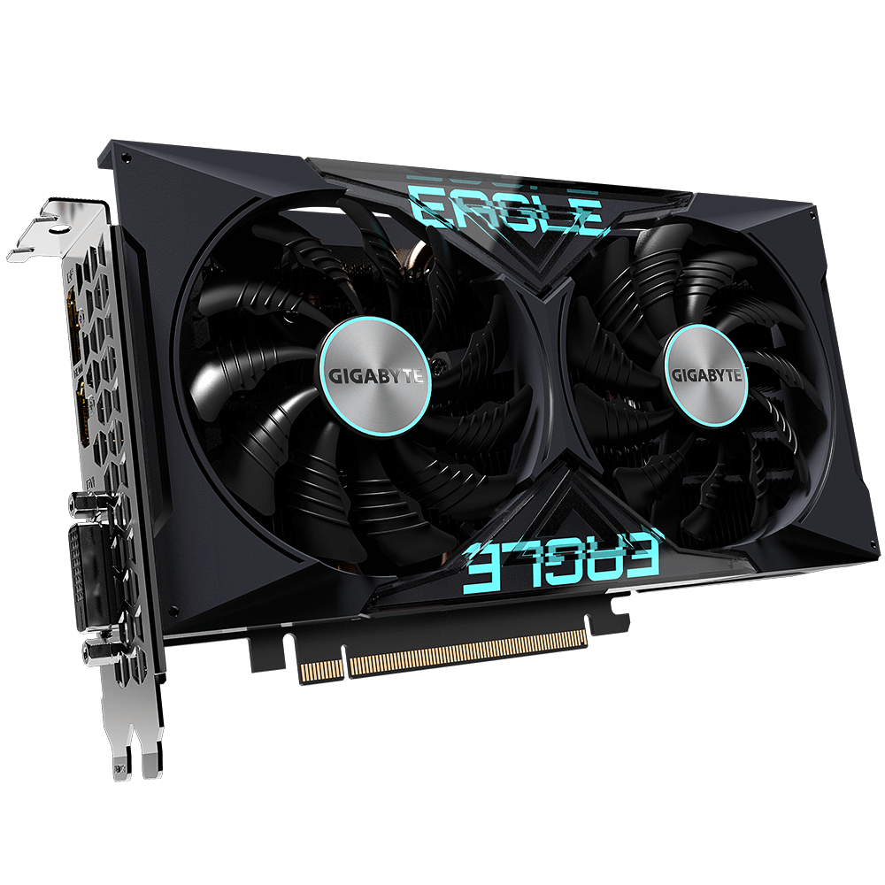 Alternative view of Gigabyte GTX 1650 Eagle 4 GB GDDR6