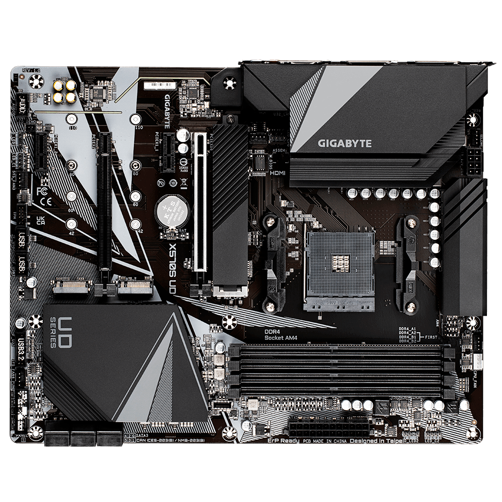 Alternative view of Gigabyte X570S UD