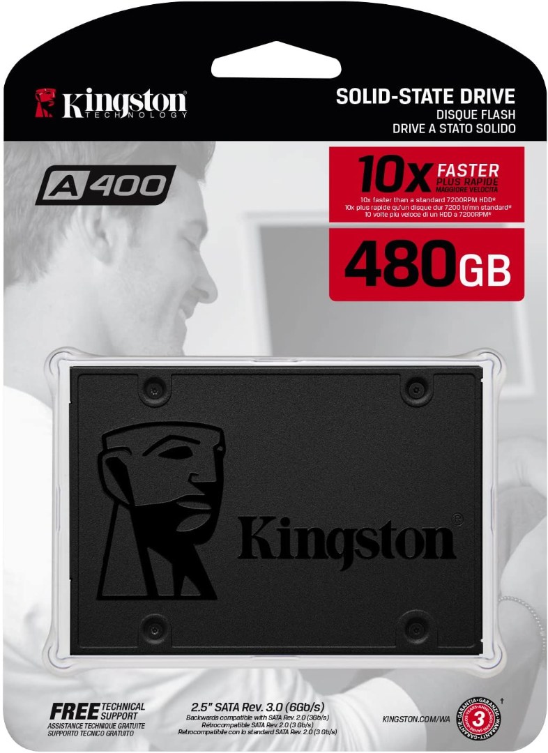 Kingston 480GB A400 SATA 3 2.5"