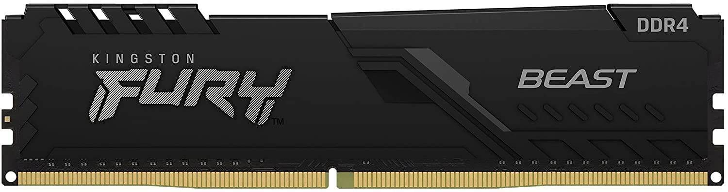 Alternative view of Kingston FURY Beast 8GB 3200MHz DDR4 CL16, Black