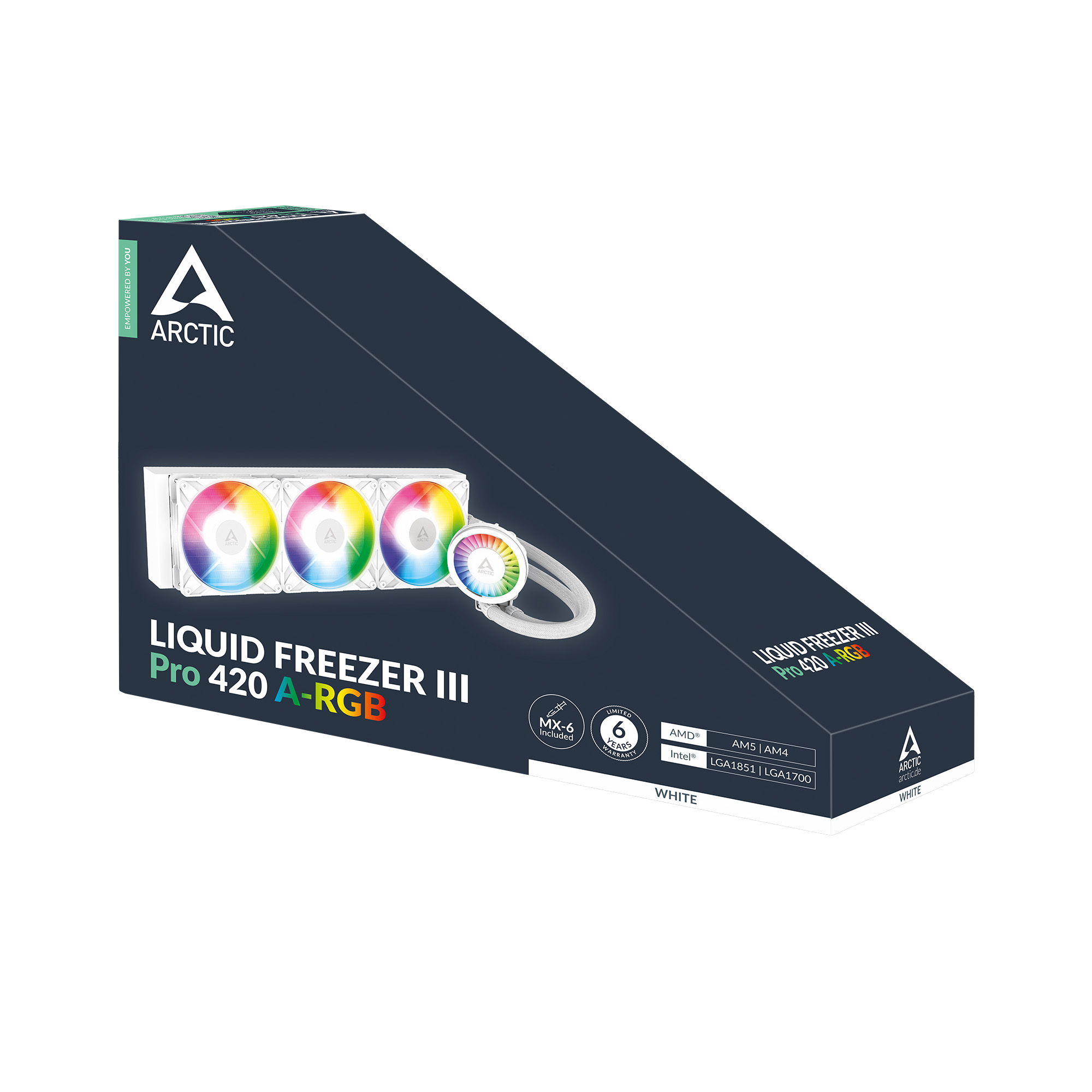 Arctic Liquid Freezer III PRO 420 A- RGB WHITE - Image 5