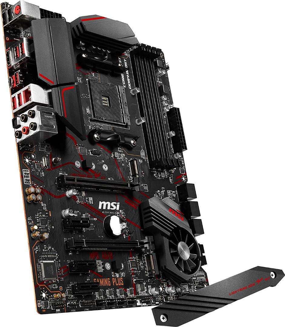 MSI MPG X570 GAMING PLUS Motherboard (AMD AM4, PCIe 4.0, DDR4, SATA 6Gb/s, M.2, USB 3.2 Gen 2, HDMI, ATX) - Image 3