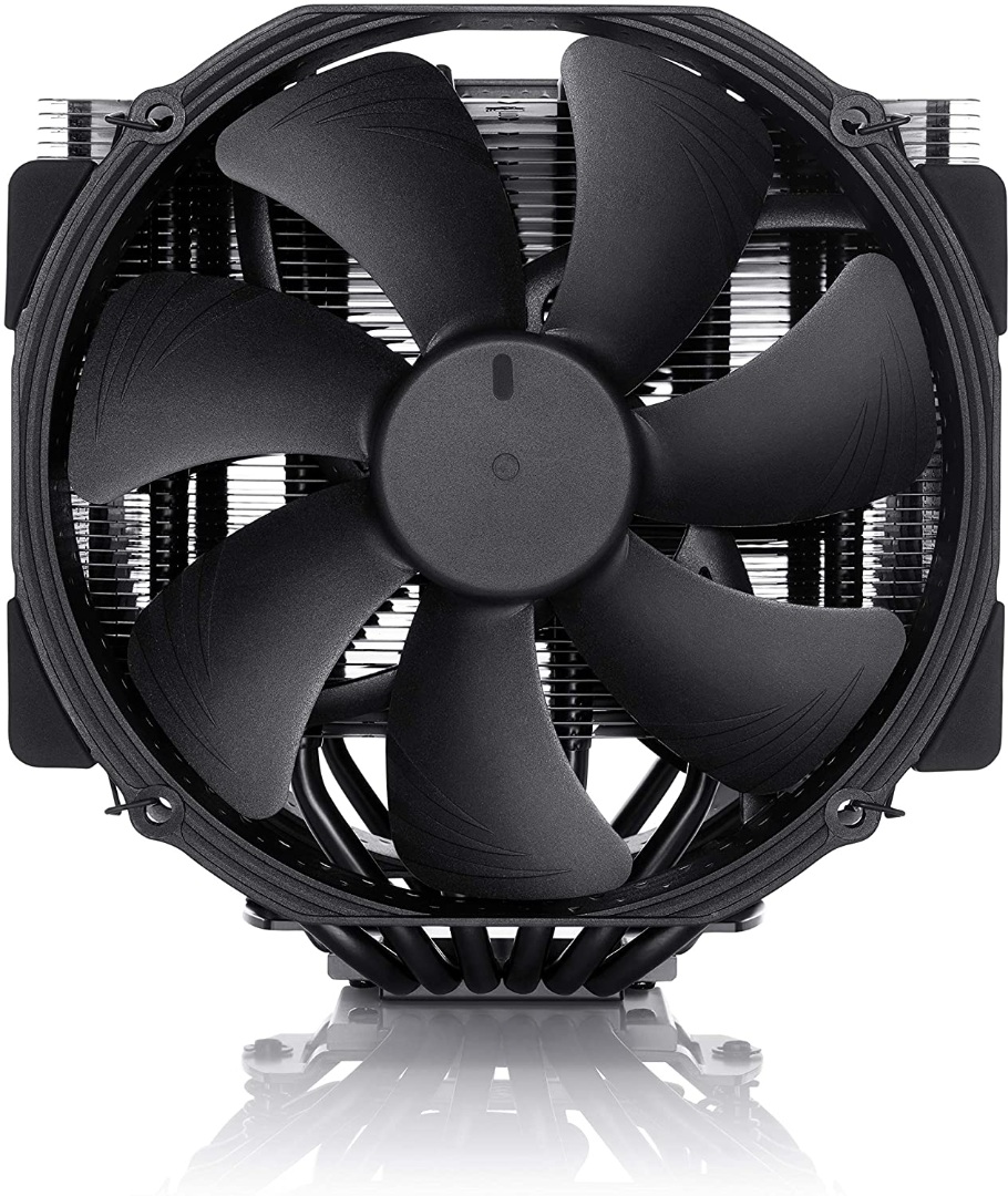 Alternative view of Noctua NH-D15 chromax.Black, Dual-Towe (140mm, Black)