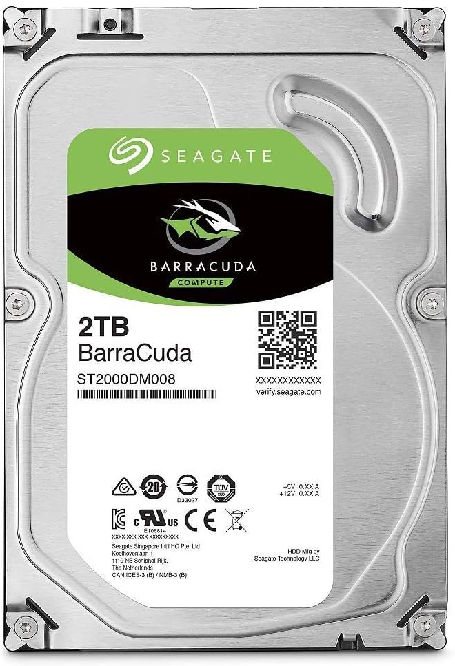 Alternative view of Seagate BarraCuda 2 TB Internal HDD – 3.5 Inch 7200 RPM