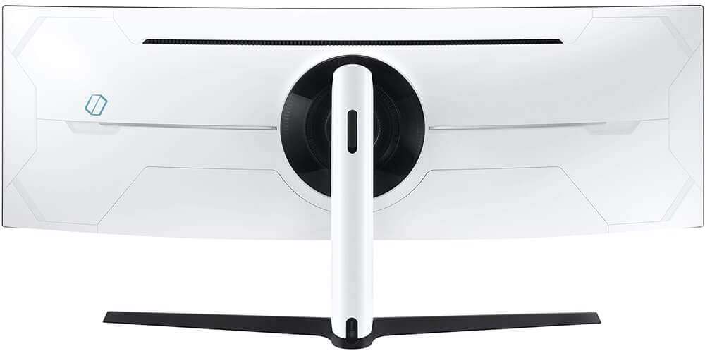 Alternative view of SAMSUNG 49” Odyssey G9 Gaming Monitor, 1000R Curved Screen, QLED, Dual QHD Display, 240Hz, NVIDIA G-SYNC and FreeSync Premium Pro,
