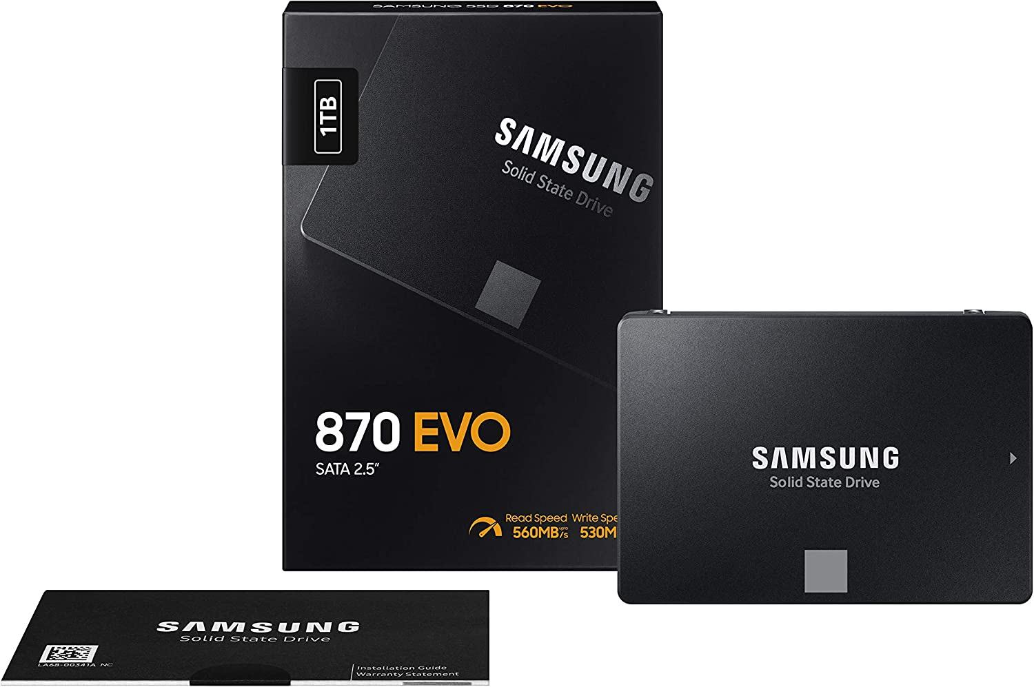 Samsung 870 EVO 1TB 2.5 Internal SSD - MZ-77E1T0BW