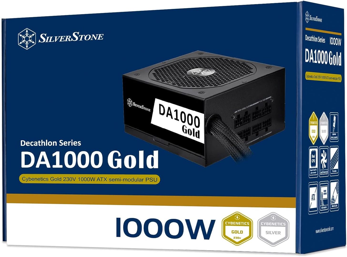 SilverStone DA1000 Gold 1000W Semi-Modular