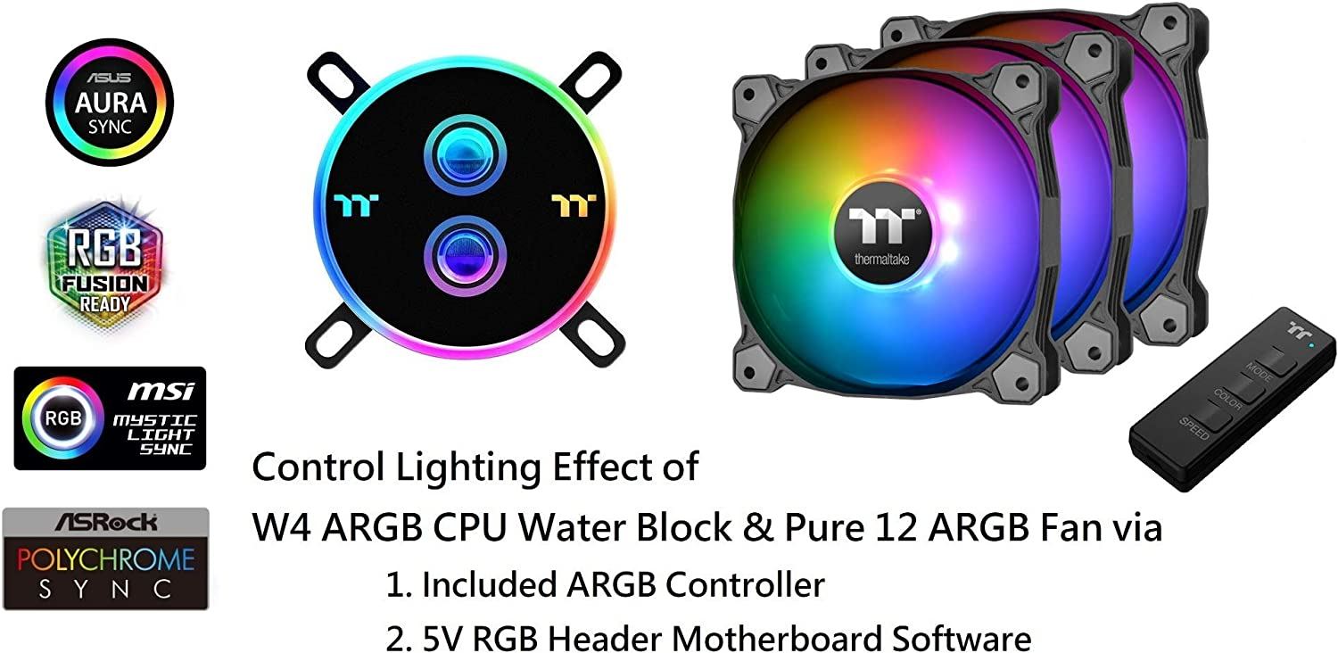 Alternative view of Thermaltake Pacific C360 Copper Radiator PETG Hard Tube Water Cooling Kit