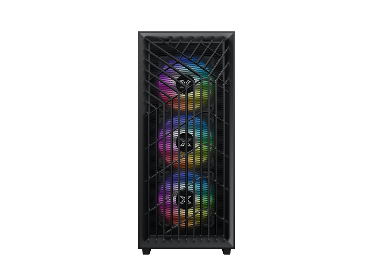 Alternative view of XIGMATEK LUX G Black PC Case - 4 Pre-installed ARGB Fans