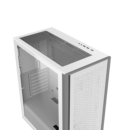 Alternative view of XIGMATEK LUX S Arctic Mesh PC Case - 4 ARGB Fan