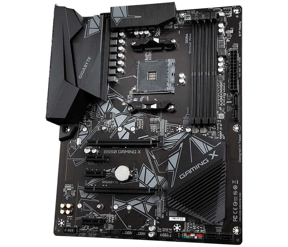 Alternative view of GIGABYTE B550 Gaming X  V2