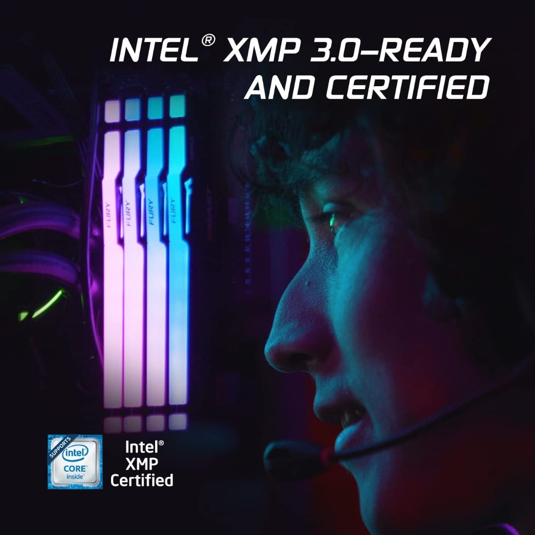 Kingston Fury Beast RGB 64GB (2X32) 5600MT/s DDR5 CL40 DIMM Desktop Memory (Kit of 2) | Intel XMP 3.0 | Infrared Sync Technology | Overclocking Stability | - Image 6