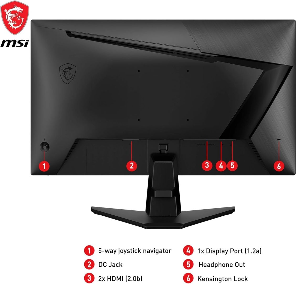 Alternative view of MSI G255F 25 inch,