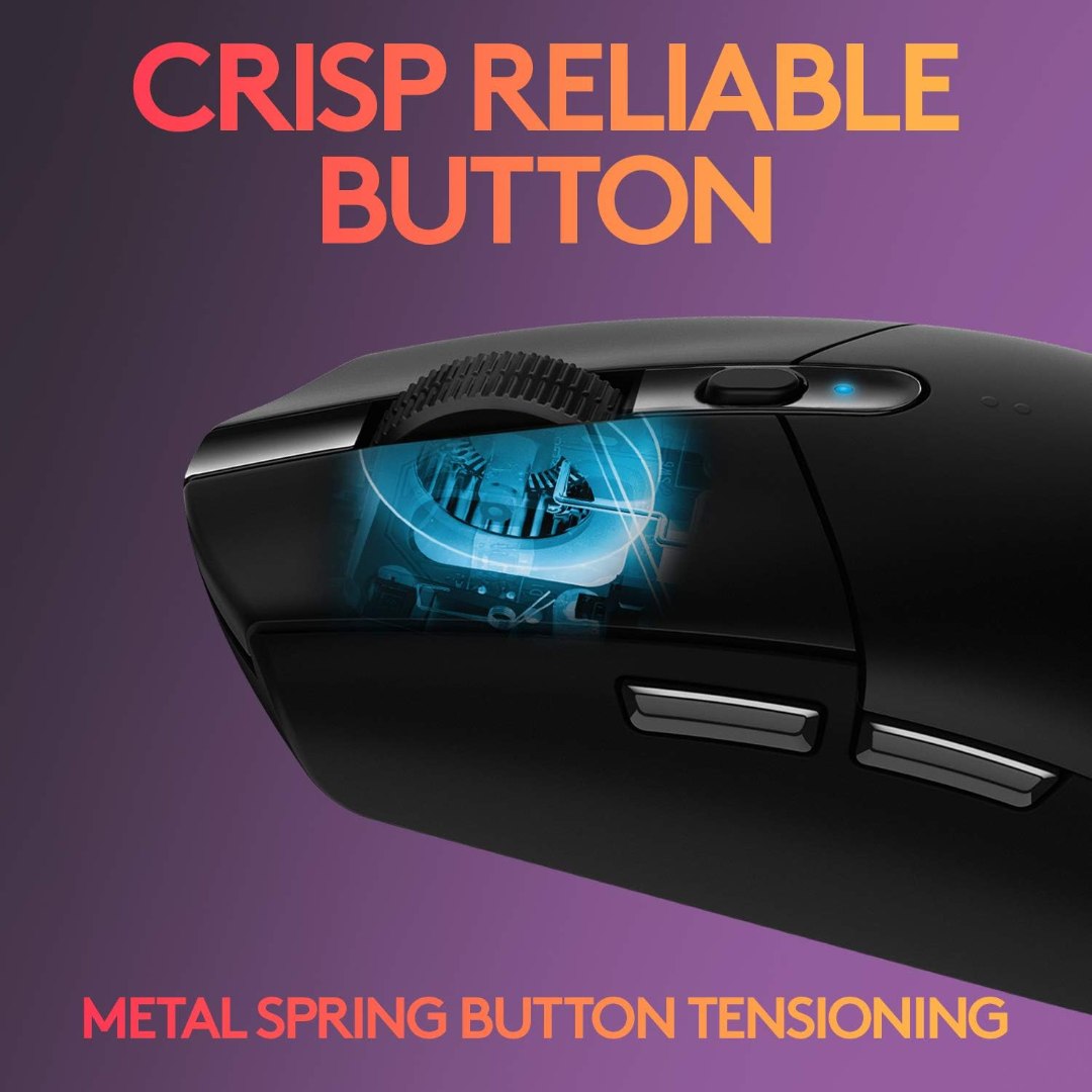 Logitech G305 Black Wireless Gaming Mouse - Image 8