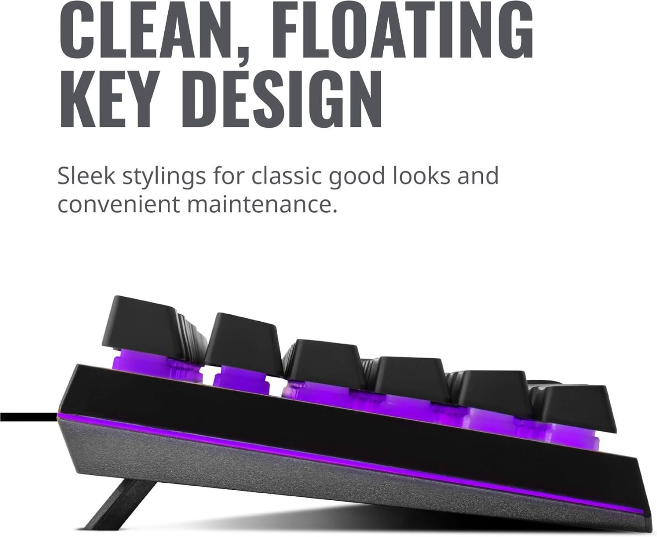 Cooler Master MS111 Combo Bundle with Mechanical Gaming Keyboard and Omron 10M Mouse DPI 3500 with Optical Sensor - Image 4