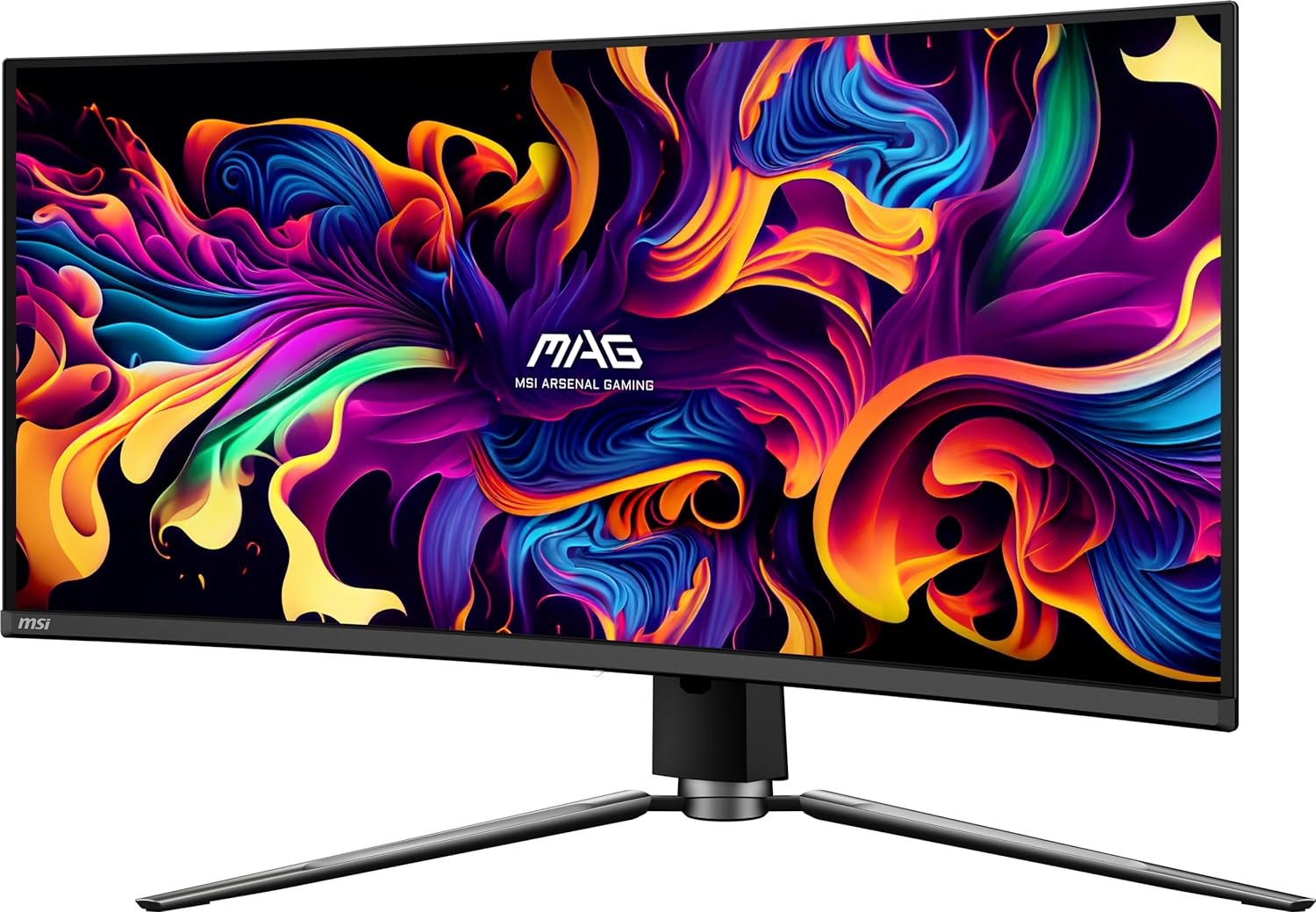 MSI MAG341CQP QD-OLED, 34 Curved OLED Gaming Monitor, 3440 x 1440 (UWQHD), OLED 0.03ms Response time, 175Hz - Image 9