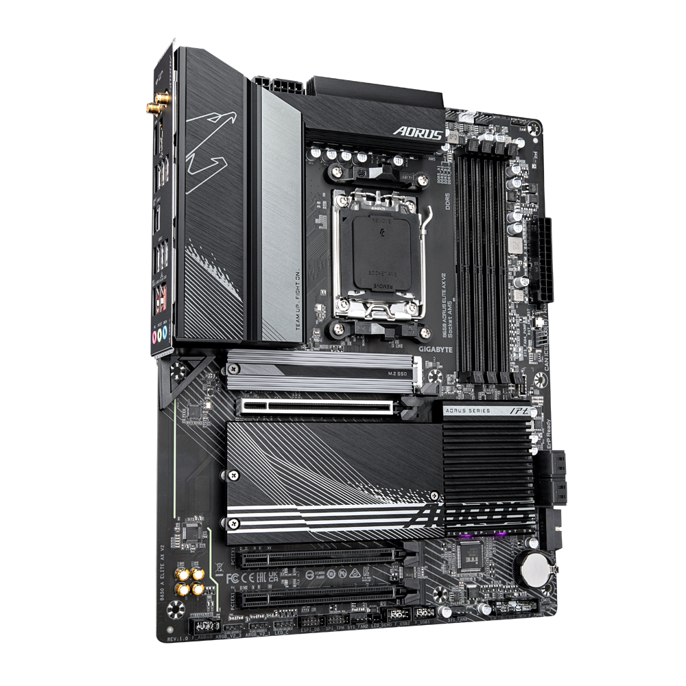 Alternative view of Gigabyte B650 ELITE AX V2