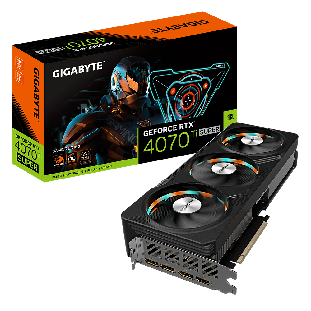 GIGABYTE RTX 4070 Ti SUPER GAMING OC 16G