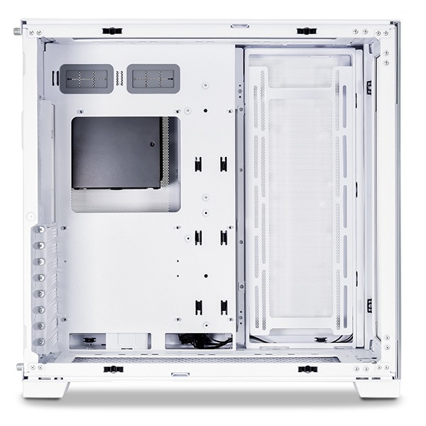 Alternative view of Lian Li O11 Dynamic EVO Mid Tower White  With  ST120 White